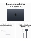 Apple MacBook Air M3 24GB 512GB SSD macOS 13" Taşınabilir Bilgisayar Gece Yarısı MC8Q4TU/A